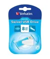 USB flash disk "Swivel", modrá, 8 GB, USB 2.0, 8/2 MB/s, VERBATIM