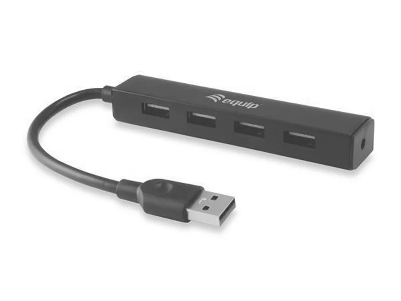 Hlavný obrázok produktu USB HUB "Life", 4 porty, USB 3.2, EQUIP 128953