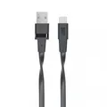 USB kábel "6002 BK12", čierny, USB 2.0 - USB-C, 1,2 m, RIVACASE