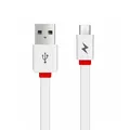 USB kábel "CL-950", biely, micro USB - USB, 1 m, nezamotáva sa, AWEI