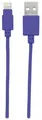 USB kábel "iLynk", lightning, 1 m, fialová, MANHATTAN