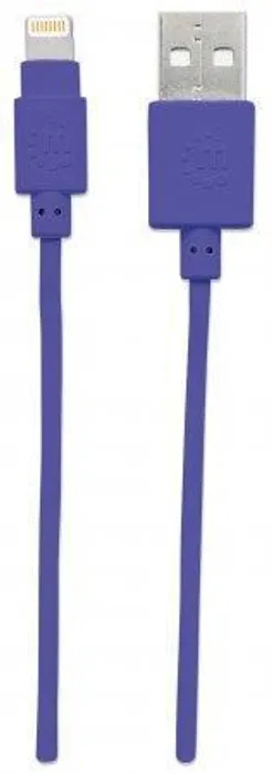 Hlavný obrázok produktu USB kabel "iLynk", lightning, 1 m, fialová, MANHATTAN