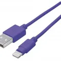 Ďalší obrázok produktu USB kábel "iLynk", lightning, 1 m, fialová, MANHATTAN