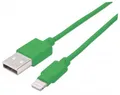 USB kábel "iLynk", lightning, 1 m, zelená, MANHATTAN
