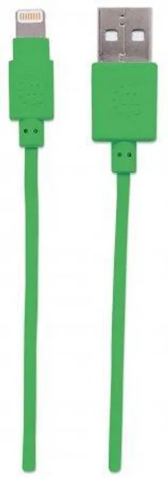 Hlavný obrázok produktu USB kabel "iLynk", lightning, 1 m, zelená, MANHATTAN