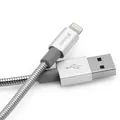Ďalší obrázok produktu USB kabel, stříbrná, lightning, 100 cm, VERBATIM