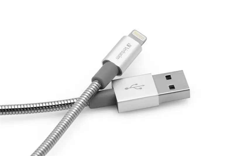 Hlavný obrázok produktu USB kabel, stříbrná, lightning, 100 cm, VERBATIM