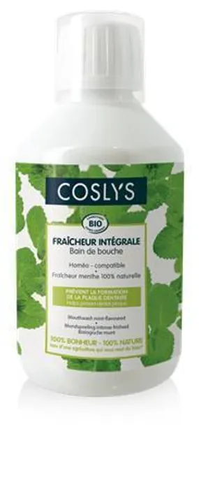 Hlavný obrázok produktu Ústní voda, máta, 0,25 l, bio, COSLYS