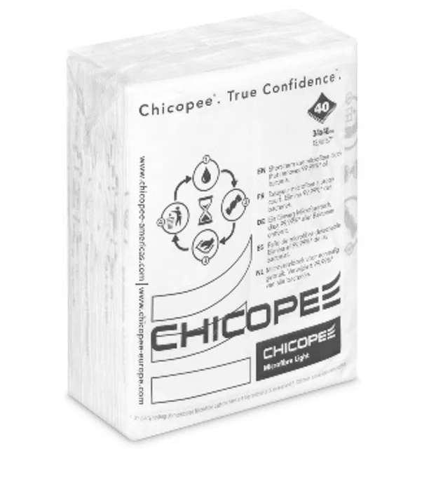 Hlavný obrázok produktu Utěrky CHICOPEE Microfibre Cloth Light 40x34 cm/40 ks - červená
