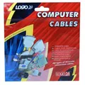 UTP patchcord, Cat.5e, RJ45 M-0.5m, netienený, čierny, economy