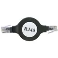 Ďalší obrázok produktu UTP patchcord, Cat.5e, RJ45 M-1.2m, netienený, navíjací, čierny, economy