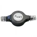 UTP patchcord, Cat.5e, RJ45 M-1.2m, netienený, navíjacia, čierny, Logo, LOGO bag