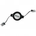 Ďalší obrázok produktu UTP patchcord, Cat.5e, RJ45 M-1.2m, netienený, navíjacia, čierny, Logo, LOGO bag