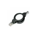 Ďalší obrázok produktu UTP patchcord, Cat.5e, RJ45 M-1.2m, netienený, navíjacia, čierny, Logo, LOGO bag