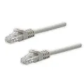 UTP patchcord, Cat.5e, RJ45 M-2m, netienený, šedý, čistá meď, economy