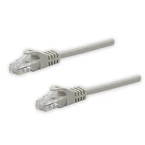 UTP patchcord, Cat.5e, RJ45 M-5m, netienený, šedý, čistá meď, economy