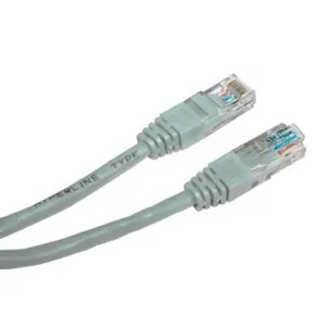 Patchcord UTP kat.6 RJ45 M-15m nieekranowany szary oszczędny