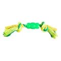 Ďalší obrázok produktu Uzol s chráničom HipHop bavlnený 2 knôty 30 cm / 130 g limetková, zelená