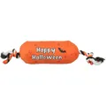 Ďalší obrázok produktu Válec HALLOWEEN, plyšová hračka se zvukem, na laně, 30 cm, oranžová - LIMITOVANÁ NABÍDKA