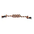 Ďalší obrázok produktu Valec JUMBO HipHop bavlnený s 2 knôtmi, šedá, tm.šedá, oranžová 38cm, 100g