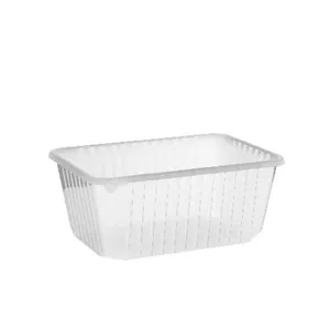 Vanička (PP) hranatá priehľadná 186 x 133 mm 1200ml [50 ks]