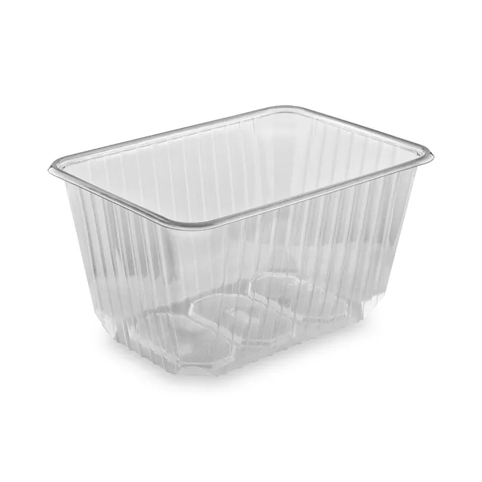 Hlavný obrázok produktu Vanička hranatá průhledná 1500 ml (PP) [50 ks]
