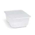 Vanička (PP) hranatá 2dielna priehľadná 186 x 133 mm 1000ml [50 ks]