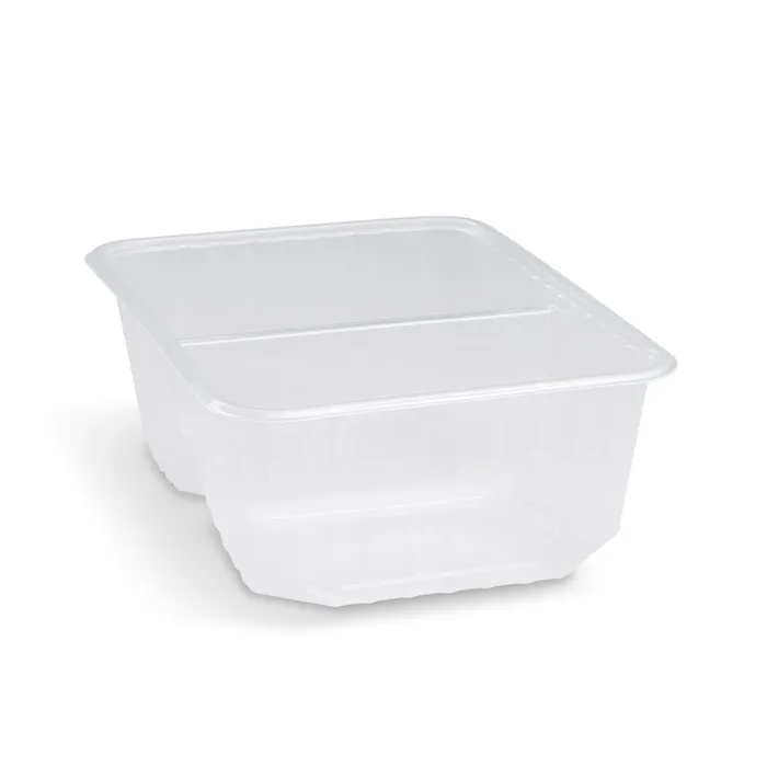 Hlavný obrázok produktu Vanička (PP) hranatá 2dílná průhledná 186 x 133 mm 1000ml [50 ks]