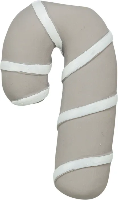 Hlavný obrázok produktu Vánoční cukrová hůlka, se zvukem, 10 cm, latex, šedobéžová