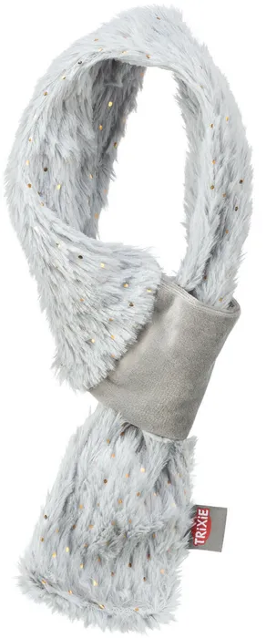Hlavný obrázok produktu Vánoční hebká šála, plyš, šedá90 cm