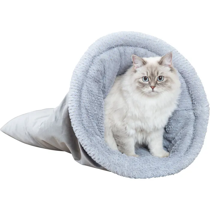 Hlavný obrázok produktu Vánoční sametový vak LIVIA Soft, o 40 × 60 cm, šedá