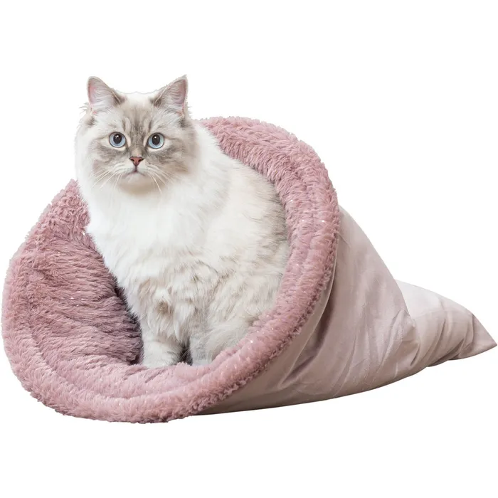 Hlavný obrázok produktu Vánoční sametový vak LIVIA Soft, o 40 × 60 cm, starorůžová