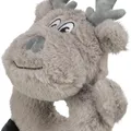 Ďalší obrázok produktu Vánoční sob-kroužek, bez zvuku, 24 cm, plyš, šedá