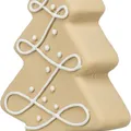 Ďalší obrázok produktu Vánoční stromeček, bez zvuku, 13 cm, latex, béžová