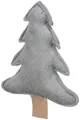 Vánoční stromek s catnipem, 10.5 cm, filc, šedá