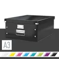 Veľká univerzálna krabica Leitz Click & Store, Čierna