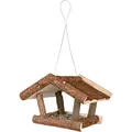 Ďalší obrázok produktu Vonkajšie krmítko NATURA závesné, prírodné drevo 32x23x20 cm