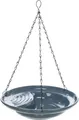 Ďalší obrázok produktu Vonkajší závesný keramický kúpeľ pre vtáctvo, 550ml / 26 cm, modrá