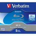 Ďalší obrázok produktu Verbatim BD-R, Datalife, 25GB, jewel box, 43836, 6x, 5-pack