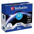 Ďalší obrázok produktu Verbatim MDISC, Lifetime archival BDXL, 100GB, jewel box, 43834, 4x, 5-pack