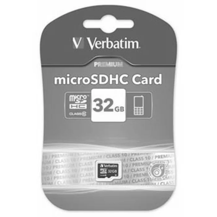 Hlavný obrázok produktu Verbatim Micro Secure Digital Card, 32GB, micro SDHC, 44013, UHS-I U1 (Class 10), bez ada