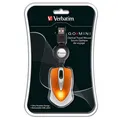 Verbatim Myš 49023, 1000DPI, optická, 3tl., drôtová USB, oranžová