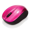 Verbatim Myš Go Nano 49043, 1600DPI, 2.4 [GHz], optická, 3tl., bezdrôtová, ružová, 2 ks AA