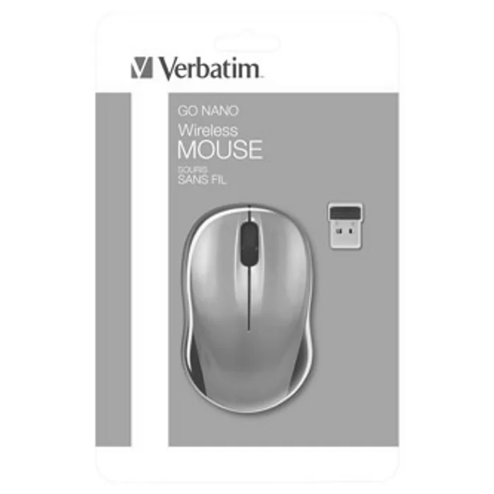 Hlavný obrázok produktu Verbatim Myš Go Nano 49044, 1600DPI, 2.4 [GHz], optická, 3tl., 1 kolečko, bezdrátová, mod