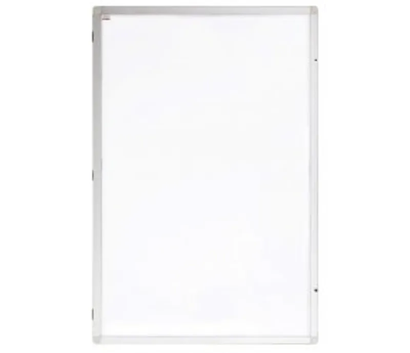 Hlavný obrázok produktu Vertikální vitrína Eco - lakovaná výplň - 90 x 120 cm