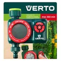 Verto časový vypínač elektronicky 4 funkcie, maximálny čas vypnutia 360 minút, 1/2 i 3/4, zelený, 15G751