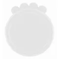 Viečko na konzervy, silikónové veľké 10,6 cm/1 ks transparentné