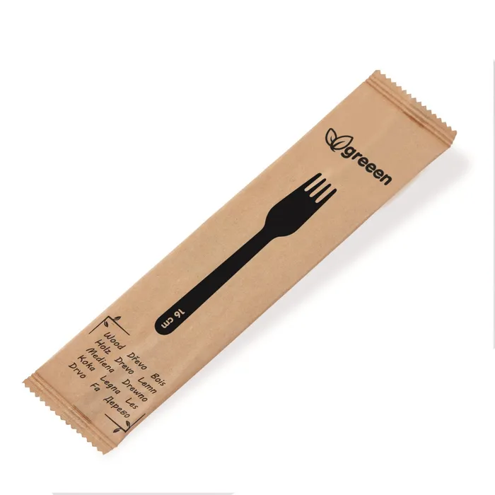 Hlavný obrázok produktu Vidlička dřevěná 16cm jednotlivě balená [100 ks]