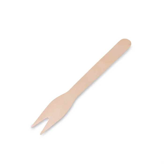 Hlavný obrázok produktu Vidlička svačinová ze dřeva 12 cm [500 ks]
