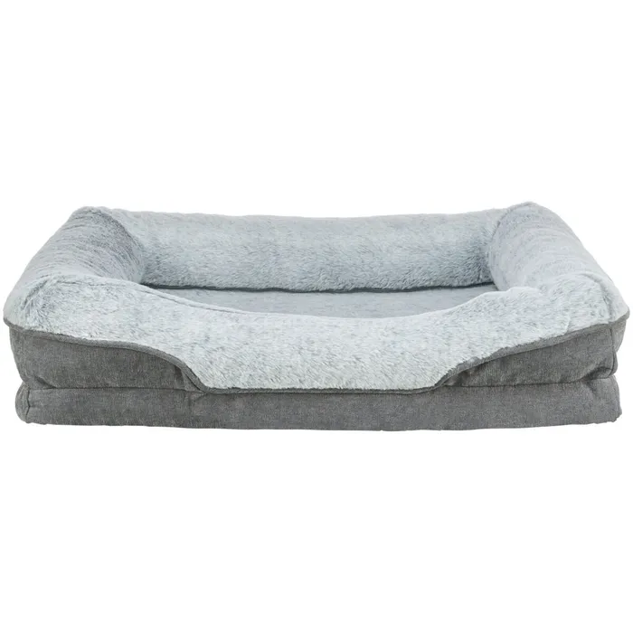 Hlavný obrázok produktu Vital Bed LINO, ortopedický obdélníkový pelech, šedá/světlešedá110 x 75 cm